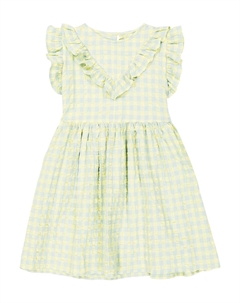 Платье из хлопковой смеси в клетку Canyon, Yellow Check The new society