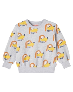 Толстовка из хлопкового джерси с принтом собак, Dogs Tinycottons