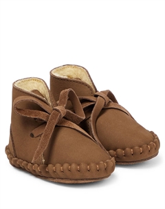 Ботинки детские кожаные Baby Pina для дошкольников, Hazelnutnubuck Donsje