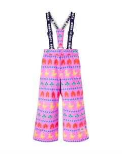 Лыжные комбинезоны с принтом, фуксия Bobo choses