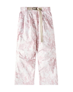 Хлопковые брюки с логотипом, розовый Brunello cucinelli kids