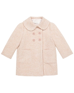 Двубортное пальто, Rosa Antico Monnalisa