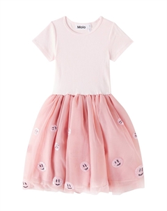 Платье Cyrusila из хлопковой смеси, Charlotte Pink Molo