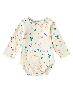 Боди Baby Sparkles из хлопковой смеси, белый Bobo choses