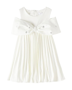 Платье Riviera с декором и плиссировкой, экрю Patachou
