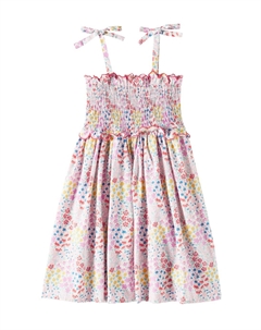 Платье из хлопка Greneva с цветочным принтом и сборками, Anemone Print The new society