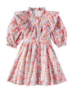 Платье из хлопковой вуали с цветочным принтом , Spring Bloom Print Petite amalie