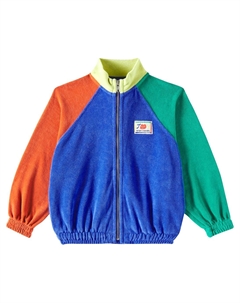 Толстовка Smiling Color из махровой смеси хлопка, разноцветный Bobo choses