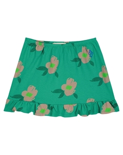 Юбка из хлопка с принтом хорька, зеленый The animals observatory