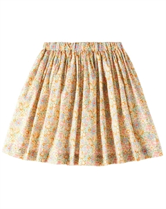 Юбка из хлопка с цветочным принтом Suzon, Fl Rose The Bonpoint
