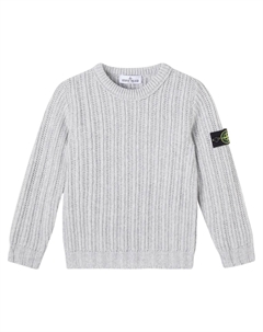 Свитер с компасом, Melangen Grey Stone island junior