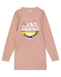 Платье из хлопкового джерси с принтом Большая собака, Soft Brown Boat The animals observatory