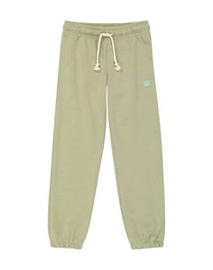 Спортивные брюки из хлопка для лица, Eucalyptus Green Acne studios kids