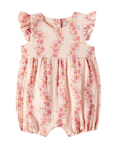 Комбинезон Baby Coco из хлопкового муслина, Floria Pink Konges slojd