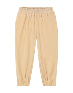 Спортивные брюки из бархатного джерси, бежевый Paade mode