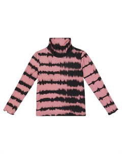 Топ с воротником-стойкой в стиле тай-дай, Top Pink Paade mode