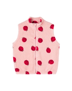 Жилет Тедди с принтом Джоди, Ladybug Pink Konges slojd