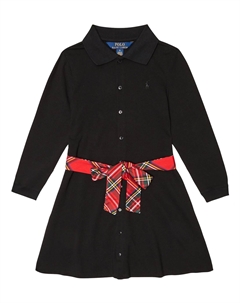 Платье-поло с поясом, Polo Black Polo ralph lauren kids
