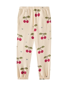 Спортивные брюки Lou из хлопчатобумажной смеси флиса, Cherry Bestie Konges slojd