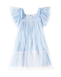 Платье из тюля в горошек, Sky Blue Patachou