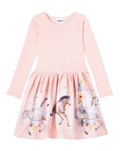 Платье Casie Warm с принтом из хлопковой смеси, Universal Flora Molo