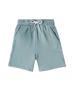 Бермуды из хлопкового флиса Egon, Vert Anglais Bonpoint