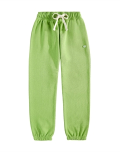 Хлопковые спортивные штаны Frack Face, Herb Green Acne studios kids