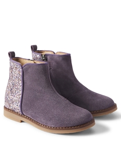 Ботильоны из блестящей кожи Trip Back, Velours Clematis Pom d'api