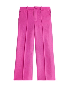Брюки из льна и хлопка, розовый Chloé kids