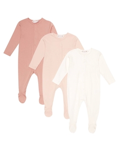 Комплект из 3 комбинезонов из хлопкового джерси Cosima, Rose Fane Bonpoint