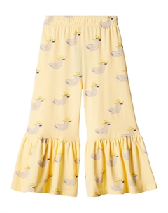 Хлопковые брюки с оборками Ducks, Mellow Yellow Tinycottons