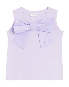 Топ из хлопковой смеси с бантом, Glicine Monnalisa