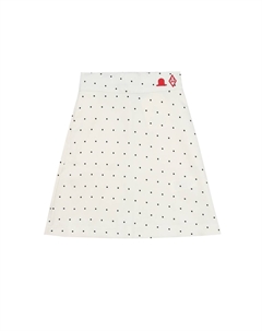 Юбка из твила в горошек Swan, кремовый The animals observatory