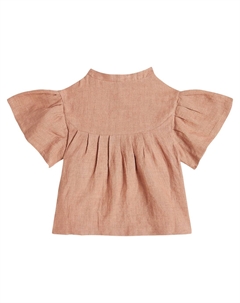 Рубашка Rosalie из льняной ткани, Rust Metallic Donsje