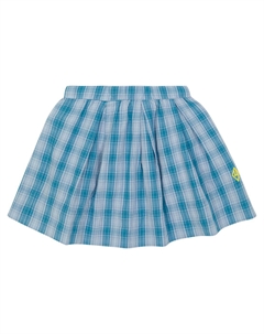 Юбка из хлопка в клетку, Blue Logo The animals observatory