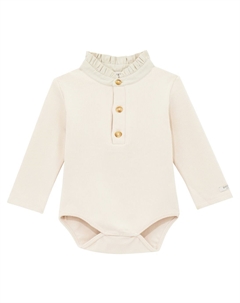 Боди Baby Bouches из хлопковой смеси, Soft Sand Donsje