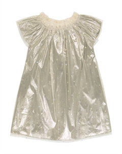 Платье Charlotte из тюля с пайетками, экрю Bonpoint