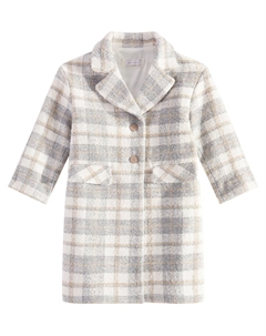 Пальто из букле, Panna + Grigio Monnalisa