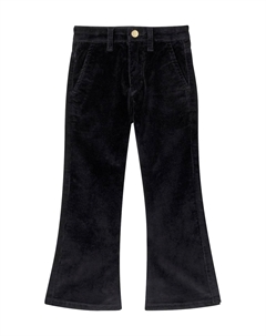Расклешенные брюки из хлопкового вельвета Aida, черный Molo