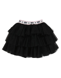 Юбка из тюля x Chiara Ferragni, черный Monnalisa