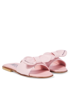 Кожаные сандалии, розовый Moschino kids