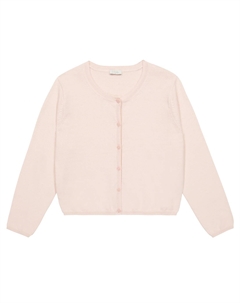 Хлопковый трикотажный кардиган, Baby Pink Il gufo
