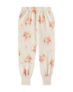 Хлопковые спортивные штаны с принтом Loupy Lou, Horn Stars Konges slojd