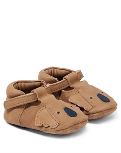 Кожаные туфли Baby Spark, Caramel Nubuck Donsje