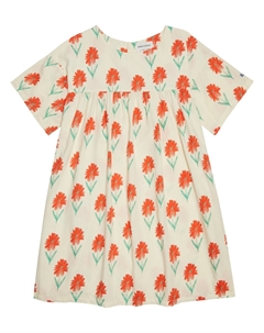 Платье из принтованного хлопка, белый Bobo choses