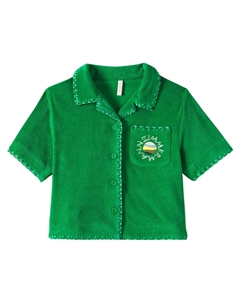 Махровый топ Everley из хлопковой смеси, Emerald Zimmermann kids