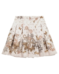 Юбка с принтом, белый Monnalisa