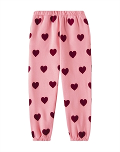 Спортивные брюки из хлопкового джерси с принтом Lou, Coeur Konges slojd