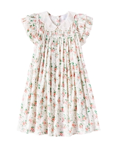 Платье Frankie из хлопка с цветочным принтом, Pink Flower C'era una volta