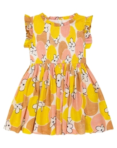 Платье из хлопка с цветочным принтом Polly Bubble, желтый Morley